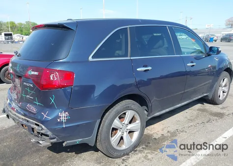 2011 Acura Mdx Technology Package from USA, damaged, VIN 2HNYD2H67BH533645